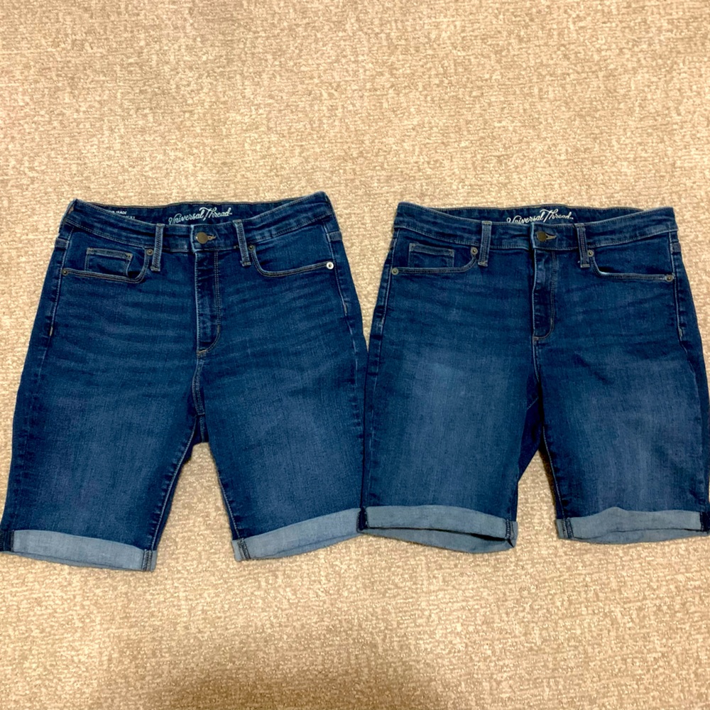 Universal Thread Denim Jean Bermuda Shorts 2